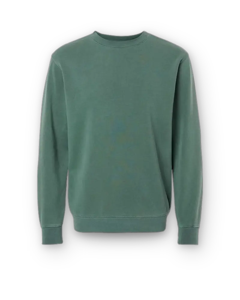 Unisex Midweight Pigment-Dyed Crewneck Sweatshirt